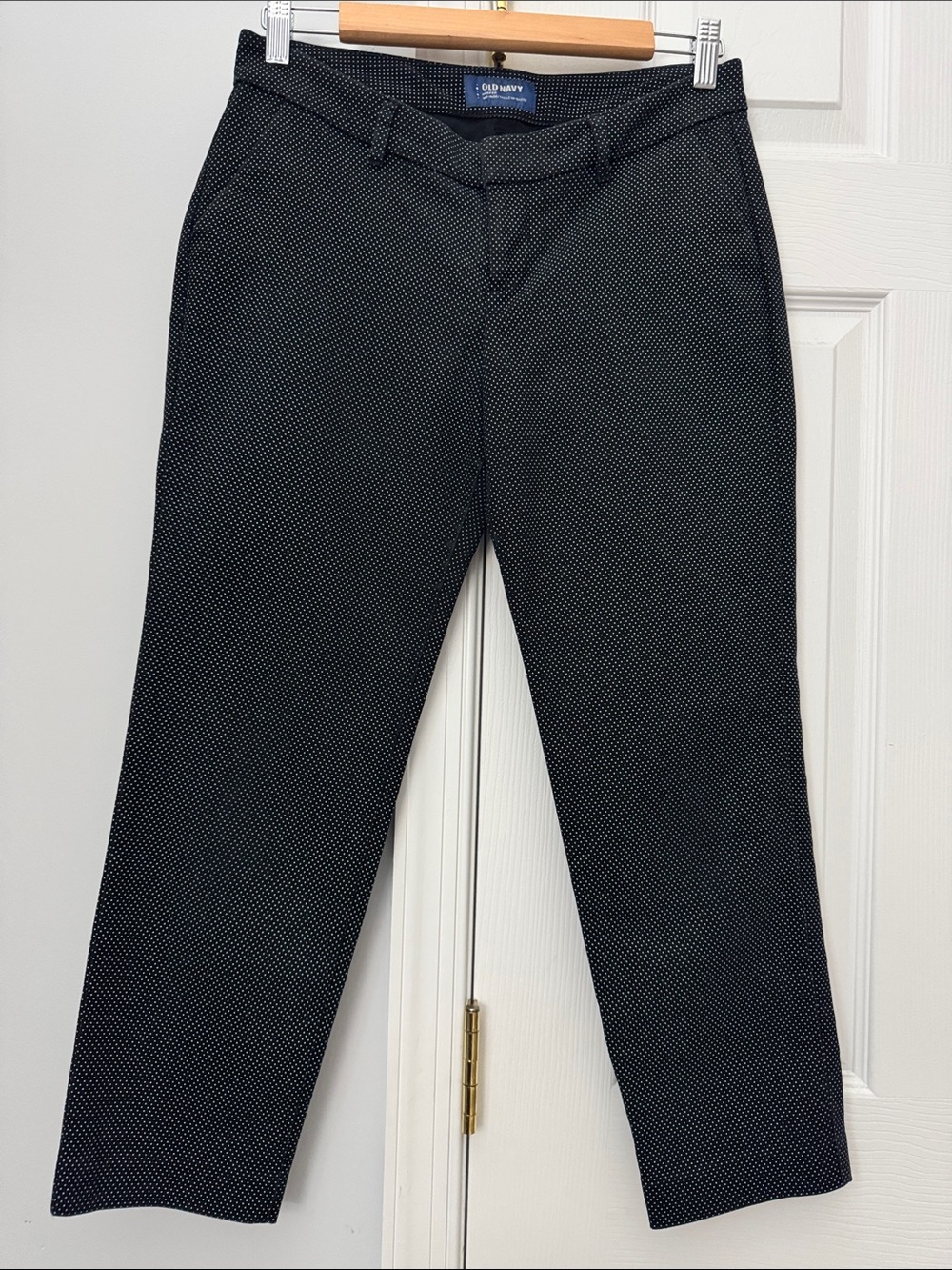 Old Navy Black Microdot Women's Chinos